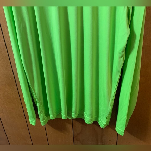 NWOT Sport-Tek Sport Performance Long Sleeve T-Shirt in Lime Neon Green Size L - Picture 3 of 6